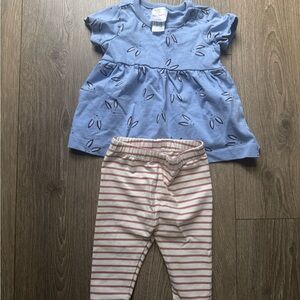 Hanna Andersson bunny ears top and pants